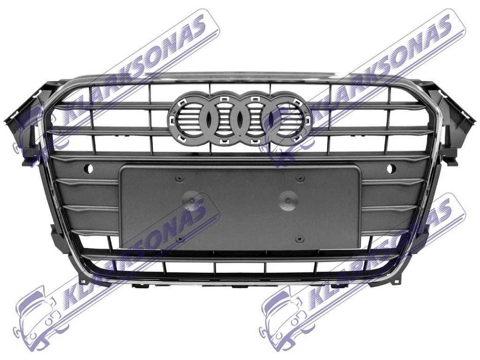 Решітка радіатора на AUDI A4 (B8) 2011-2015, 8KD853651A1QP, PAD07025G