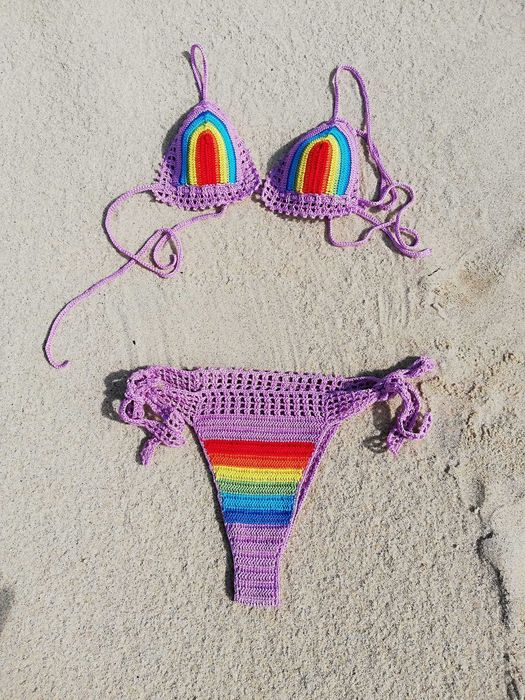 Biquínis de crochê 100% artesanal