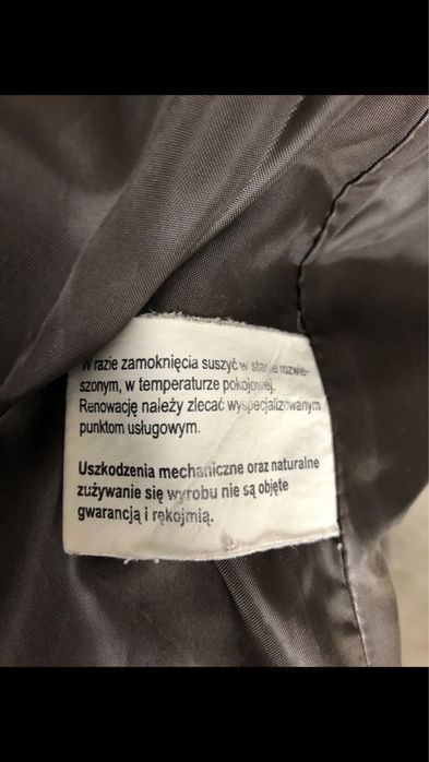 Czarna skórzana zimowa kurtka damska na zimę święta prezent XL