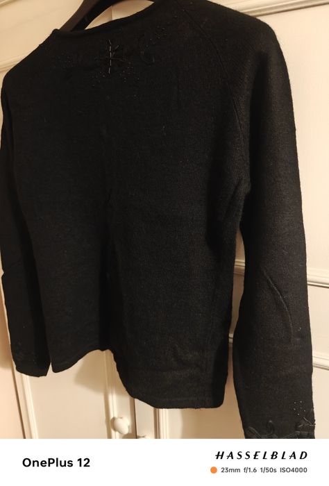 Sweter elegancki 36 czarny