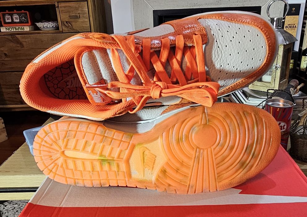 Ténis novos a estrear na caixa, Nike DUNK LOW TOTAL ORANGE, 43 europeu