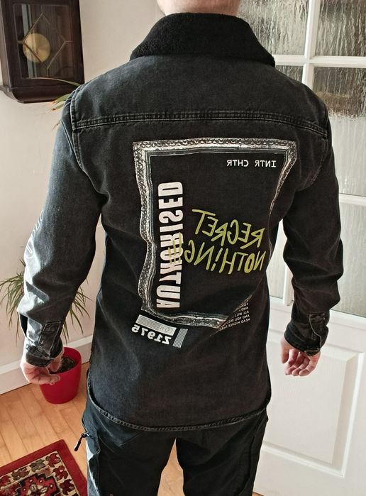 Zara Kurtka Pilotka Jeans (L)