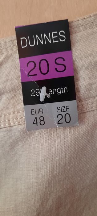 Spodnie nowe rozmiar 20/49  55% Len