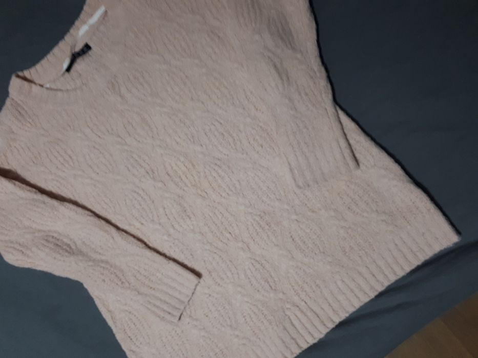 Morelowy sweter Atmosphere oversize S/M