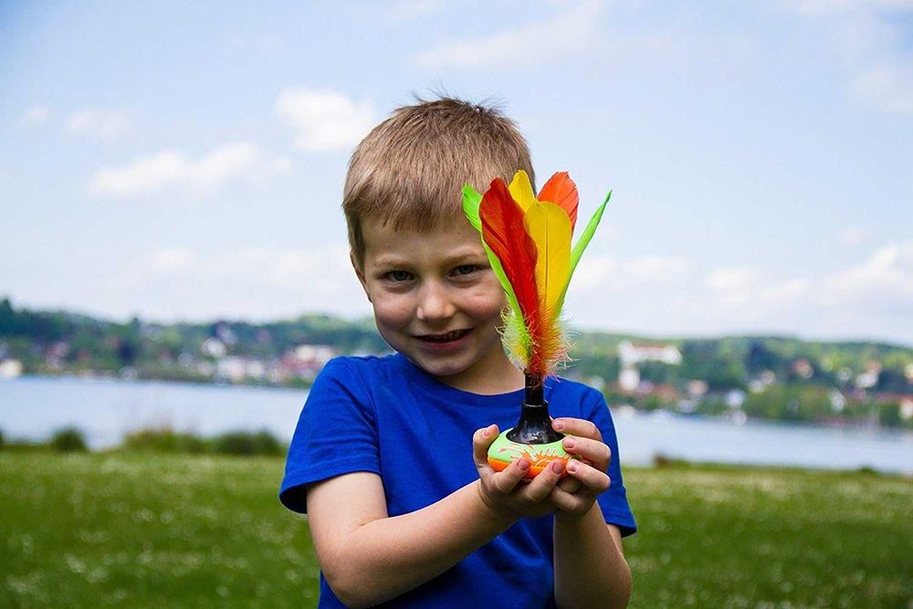 Lotka z piórami Schildkrot Peteca gra z brazyli piłka ręczna rzutka