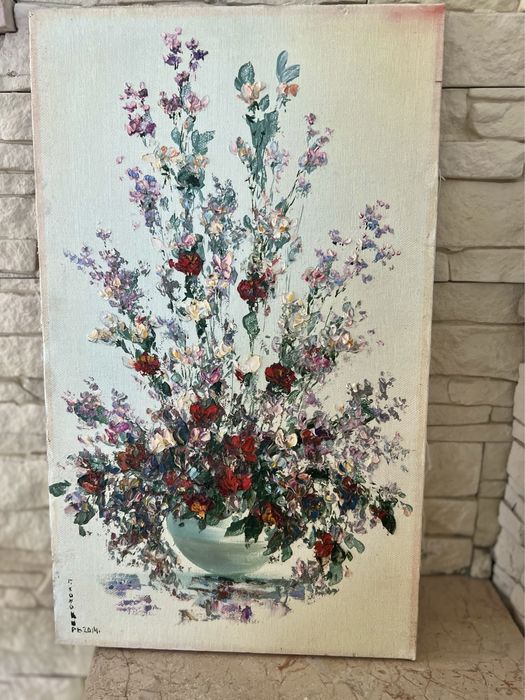 Картина  Букет , без рамки , олією