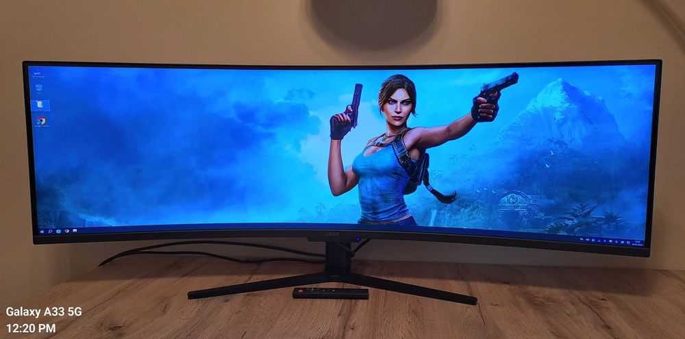 Monitor 49 cali - ACER - Super Ultrawide - 32:9 + PILOT - stan idealny