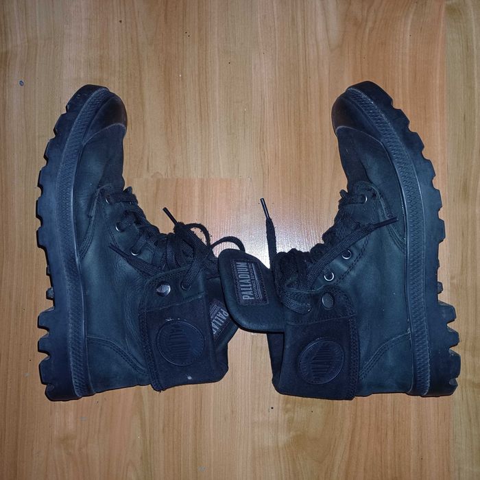 Palladium Botas com atacadores 'BAGGY' em pele