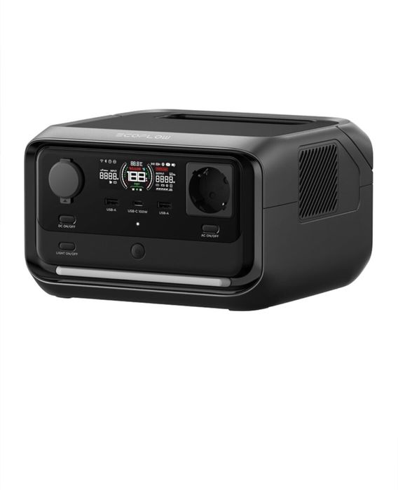 Зарядна станція EcoFlow RIVER 3 Plus, 600 Вт, 286 Вт*год