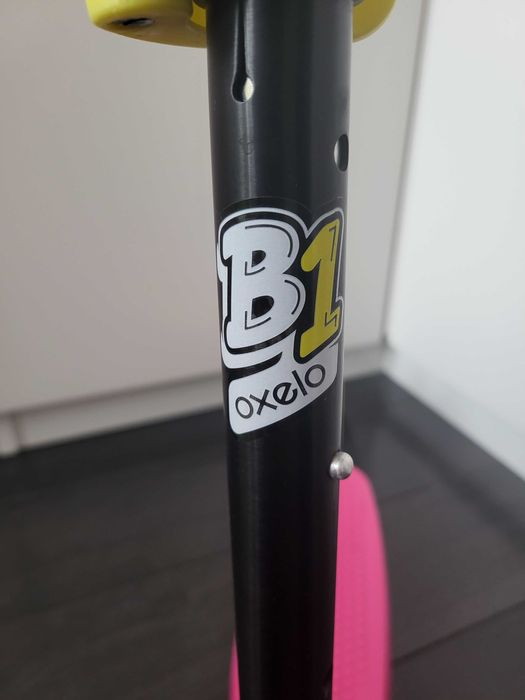 Hulajnoga Oxelo dla 3 latki różowo-czarna