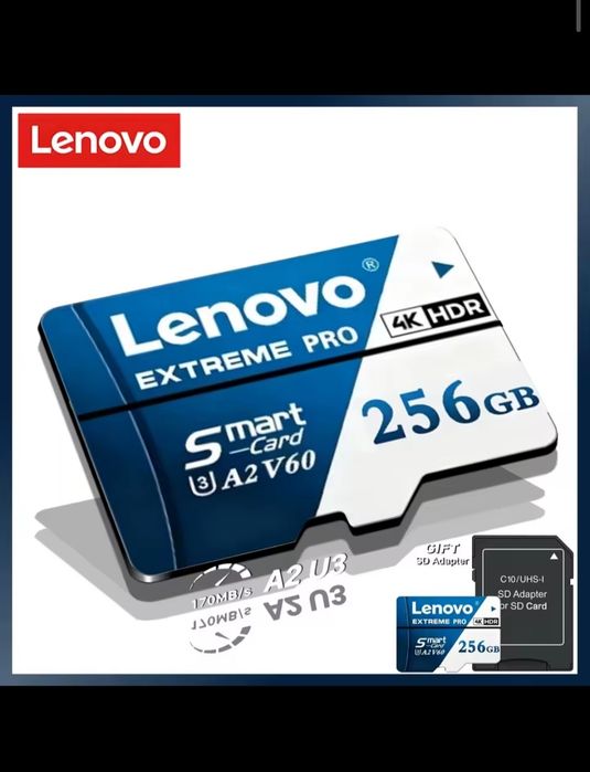 карта памяти LENOVO на 256 Гб