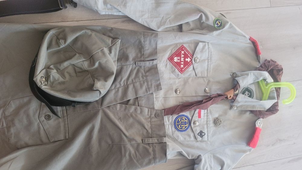 Mundur dziewczynka ZHP góra 146 dół 158