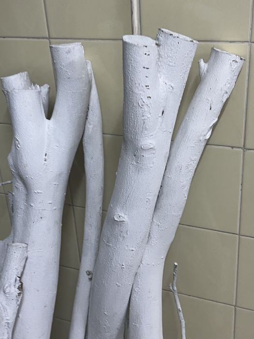 Arvore ramos pintados branco
