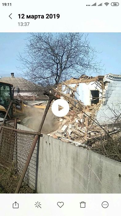 Демонтаж домов, квартир, вывоз мусора, ямы, траншеи, техника. под ключ