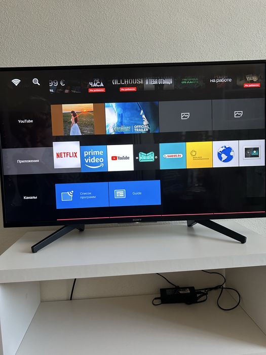 Телевізор SONY 4k, KD-43FX7096 і тумба в подарунок