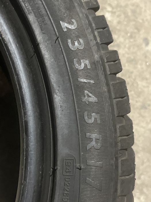 235/45 R17 Dunlop Winter sport 3 d шини б/у зима ПАРА що