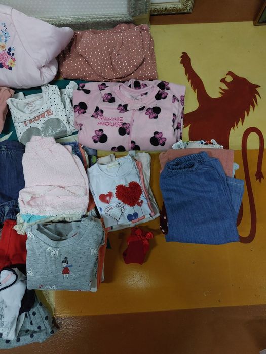 Lote roupa bebé menina 9 meses