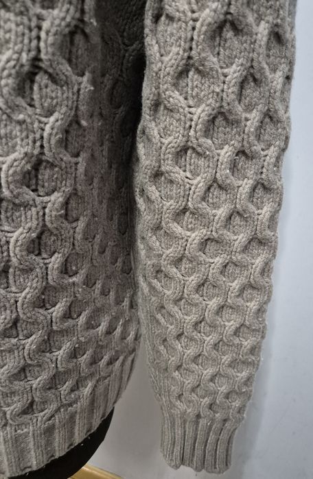 BALDESSARINI roz. 52 L męski sweter premium wełna + kaszmir