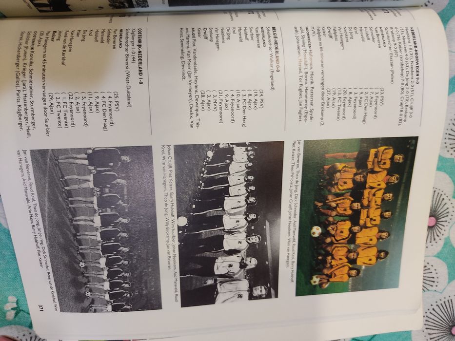 Livro História da seleção de Países Baixos 1905 a 1989