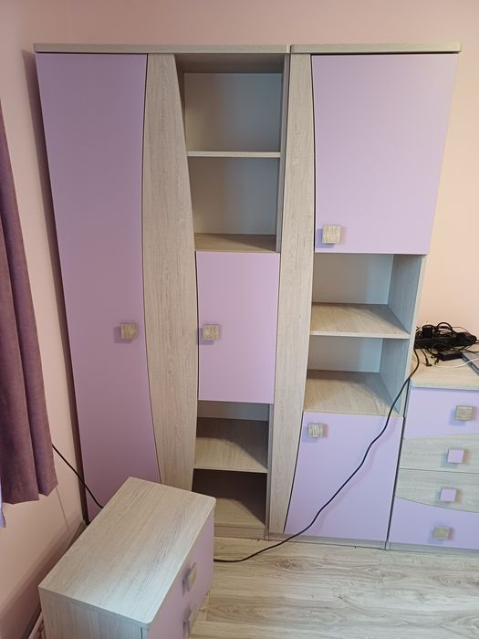 Zestaw mebli dla dziewczynki Meble 7 elementów