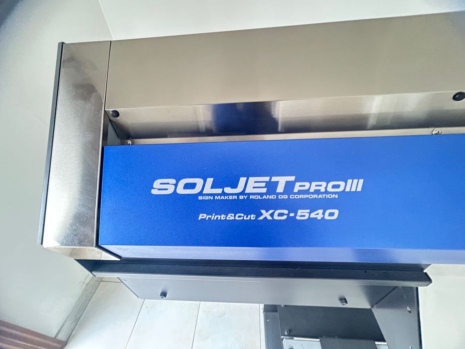 Impressora Roland.  SOLJETPROll. prinnt & cut XC-540