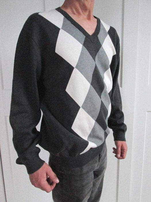 Gant męski sweter bawełna kaszmir XL