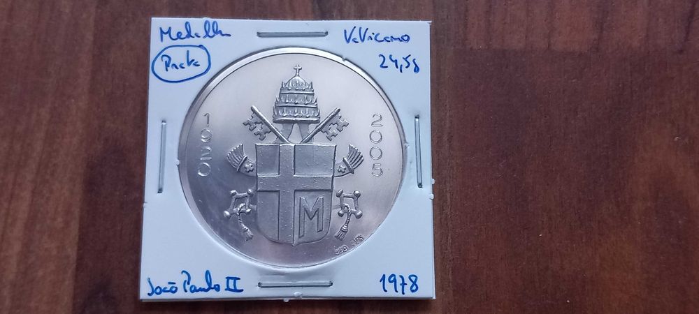 2 Medalhas Vaticano Papa João Paulo II