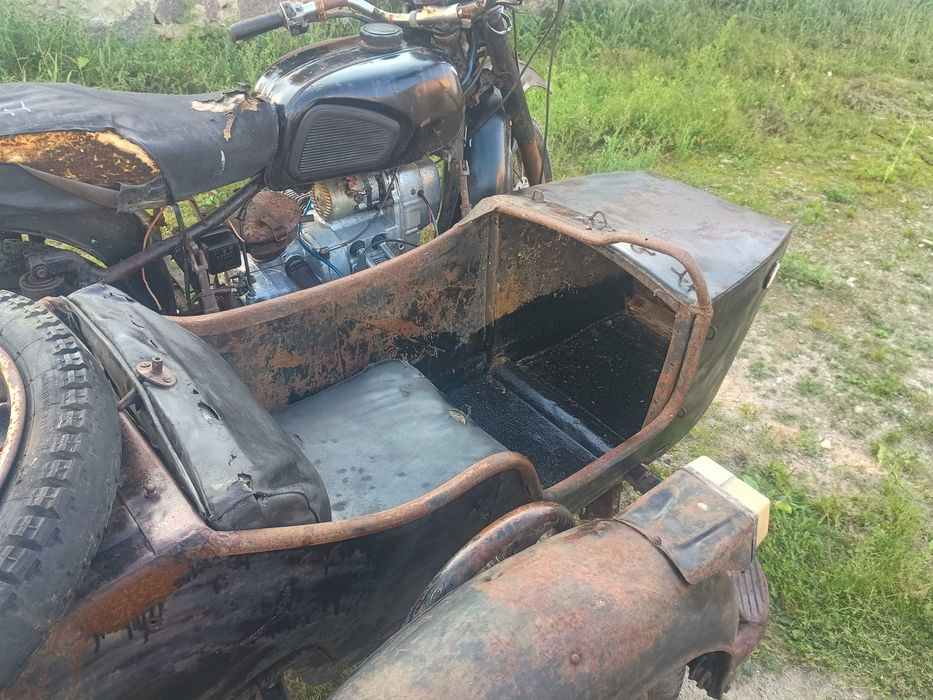 Motocykl Dniepr 650 mt10 mt11 z wózkiem bocznym Ural k650