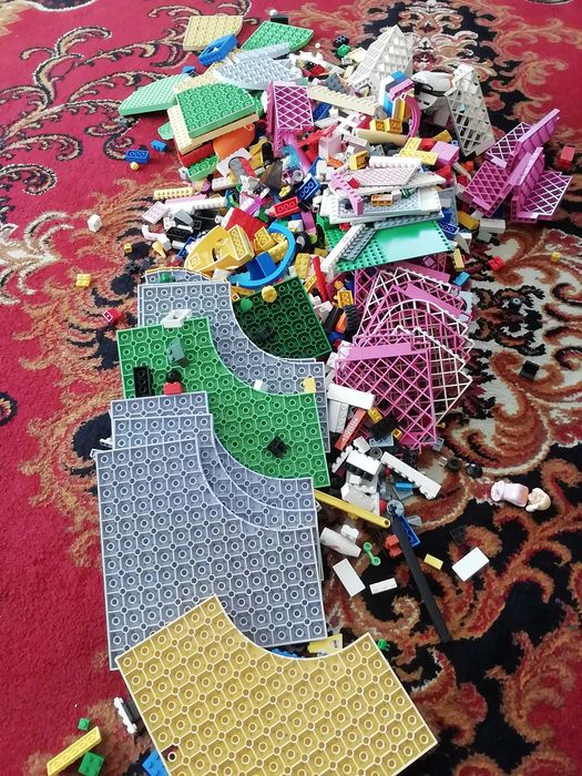 Klocki Lego belville duży zestaw plus 2 pojemniki na klocki