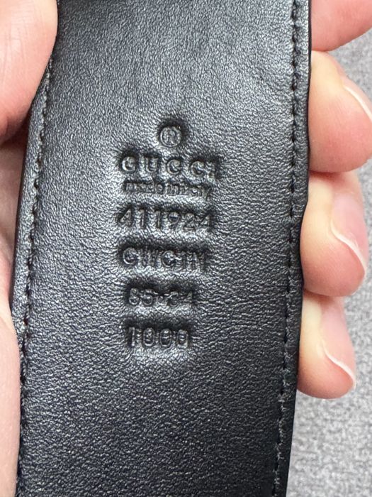 Шкіряний пояс Gucci