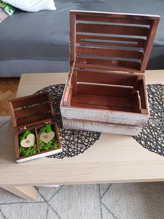 Skrzynka na koperty i obrączki