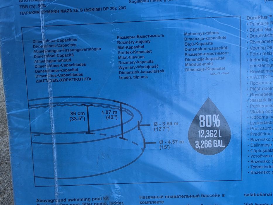Piscina Bestway Fast set 457 X 107