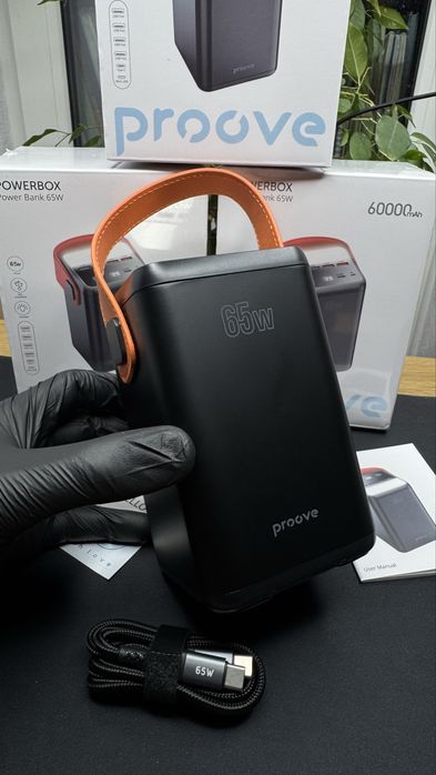 Мощный павербанк Пруве 60000 mAh 65W с гарантией Proove Powerbox
