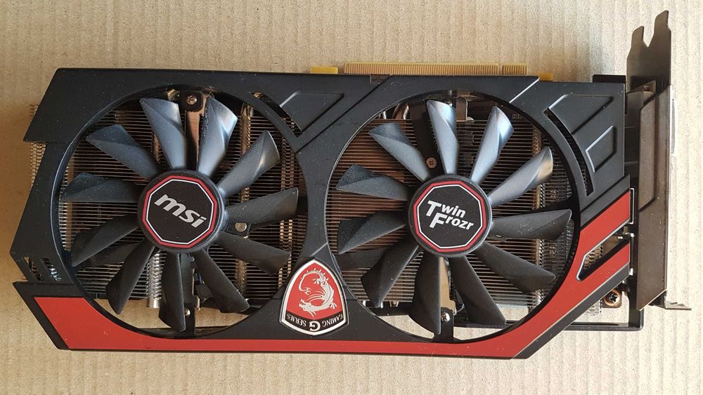 MSI N760 TF 2GD5/OC видеокарта нерабочая