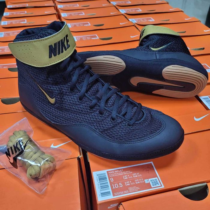 БОРЦОВКИ Nike Inflict 3, взуття для боротьби, боксерки найк оригінал: 4 ...