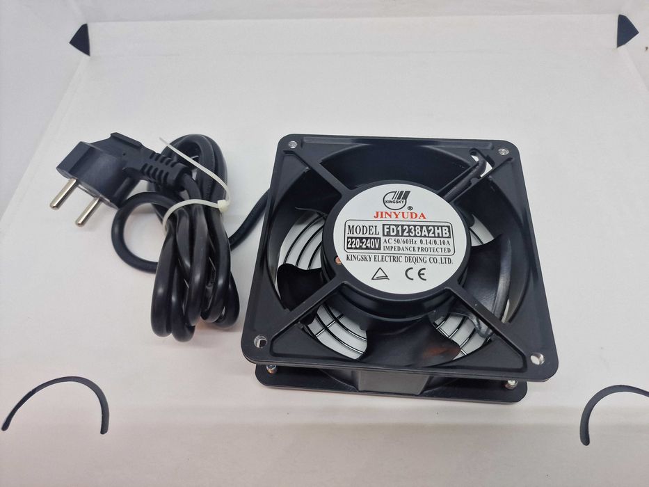 Wentylator Przemysłowy Axial 230V 120x120x38mm Wtyczka 230V