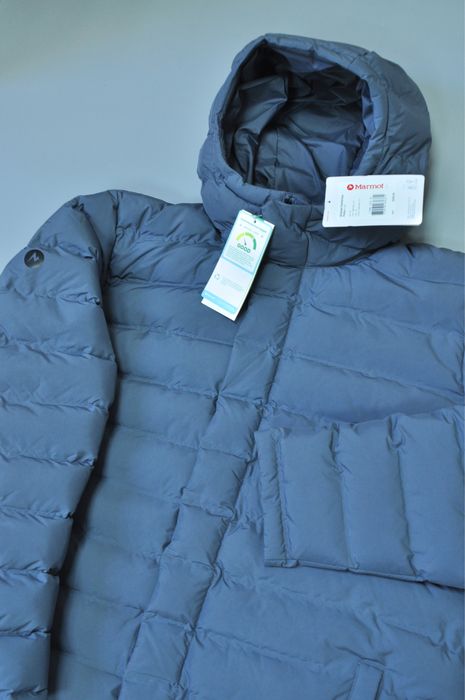 Marmot оригинал новый мужской пуховик парка куртка на зиму размер XL