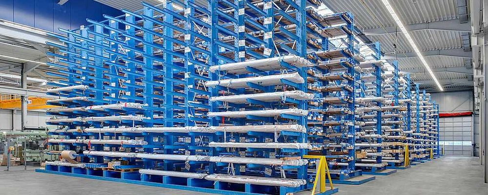 Cantilever, Estante Cantilever, Estante para madeiras ou tubos