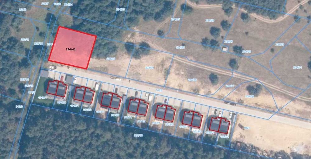 SPRZEDAM DZIAŁKĘ 1000 m² pod dom – Drzonków, MPZP – zabudowa jednorodzinna