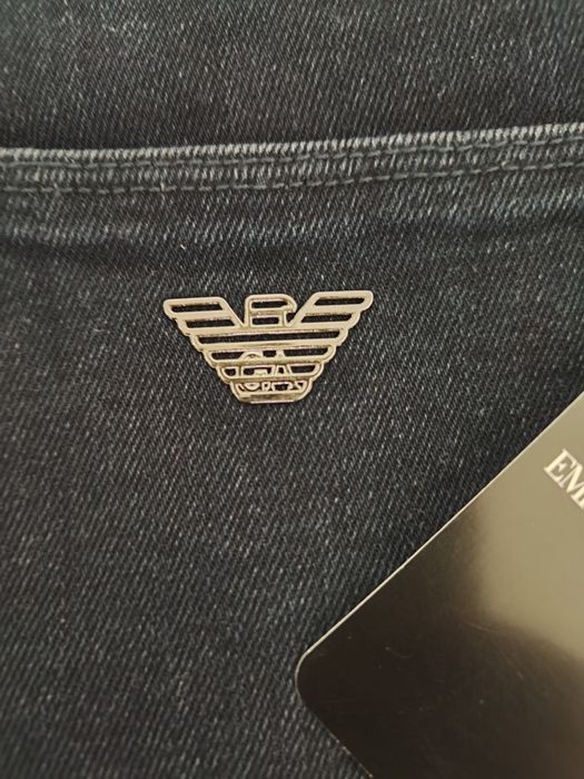 Spodnie Jeansy spodnie slim fit Emporio Armani