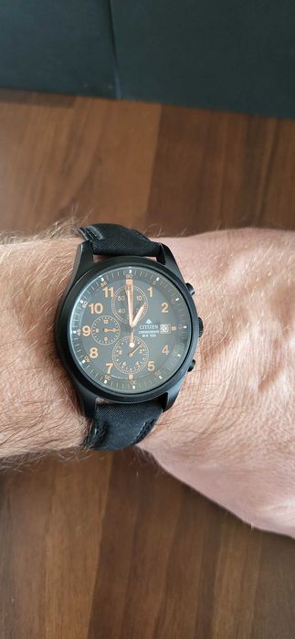 Zegarek Citizen Promaster Black chronograf 100m