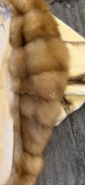 Норкова шуба з соболем