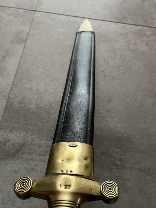 Tasak francuski „Gladius” 1831 zgodny, piękny stan, bagnet