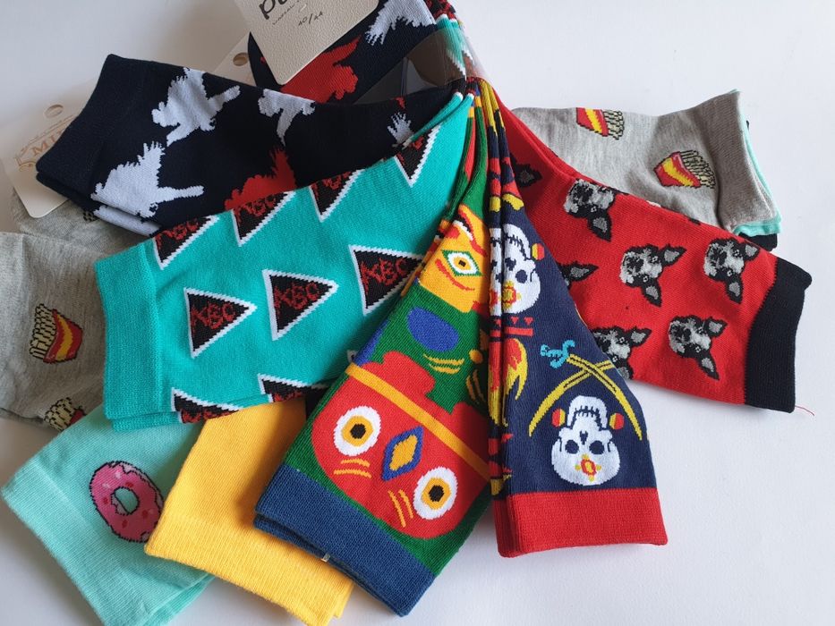 GiftBOX kolorowe skarpetki crazy socks Mix kolorow