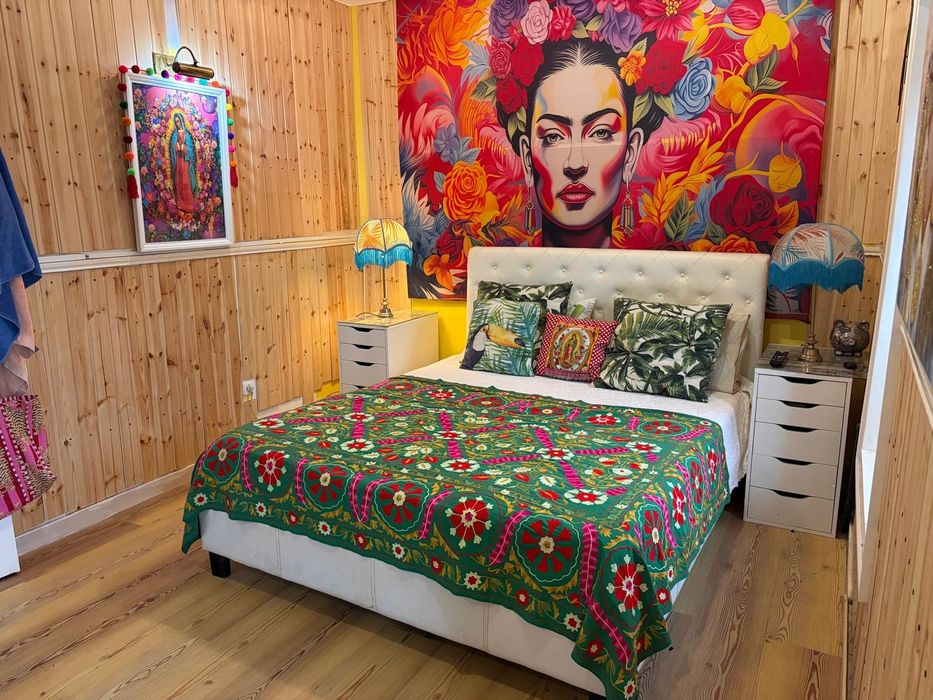 Cama completa com estrado