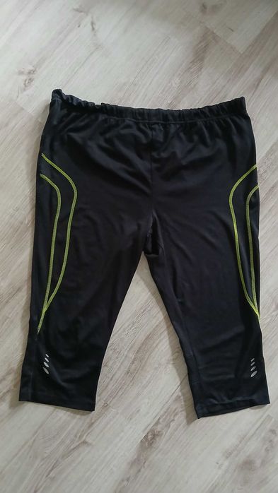 Spodenki 3/4 do biegania Crivit czarne XL