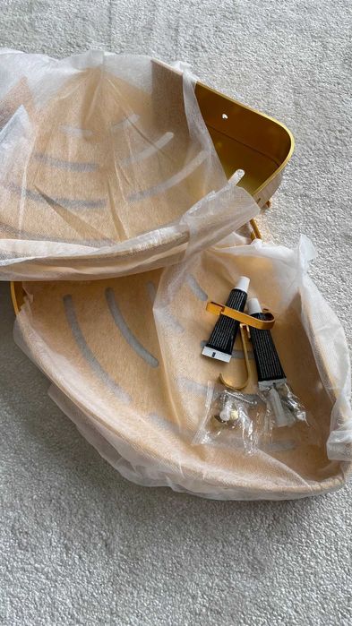 Estante de Parede de Banheiro Dourada - Amazon