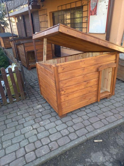 Duża Buda dla psa cała ocieplana