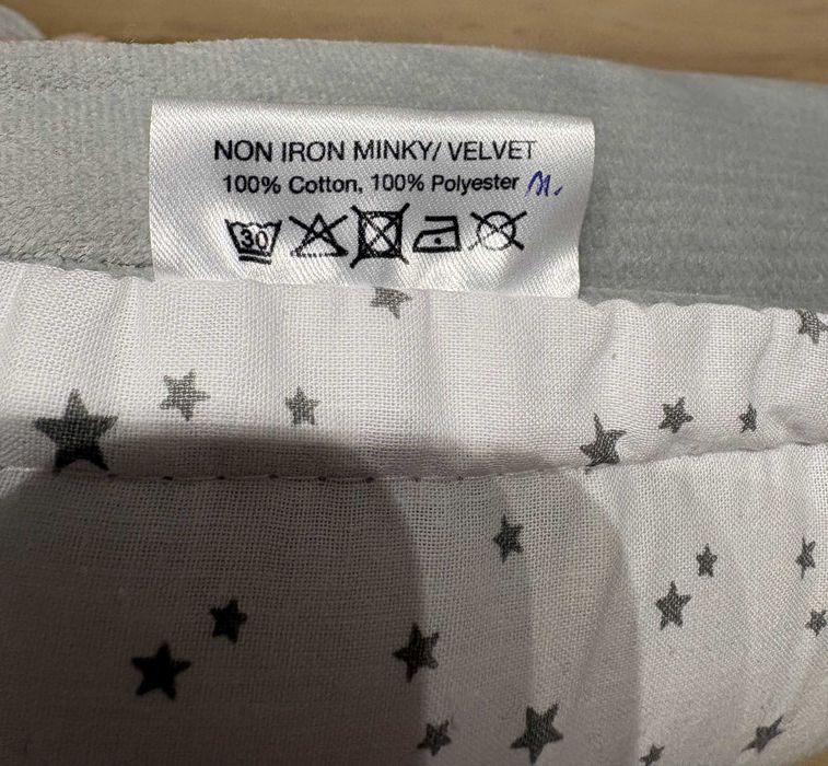 Kokon niemowlęcy Jukki [Twinkle Stars i szary Velvet ]