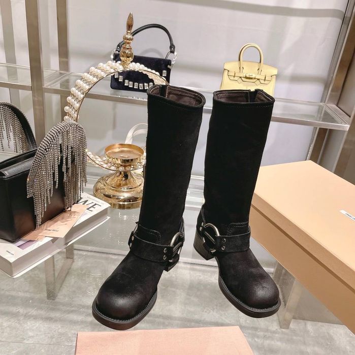 Zamszowe Kozaki Miu Miu! 36,37,38,39,40,41! Premium!